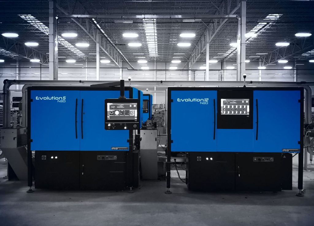 Iris inspection machine cover